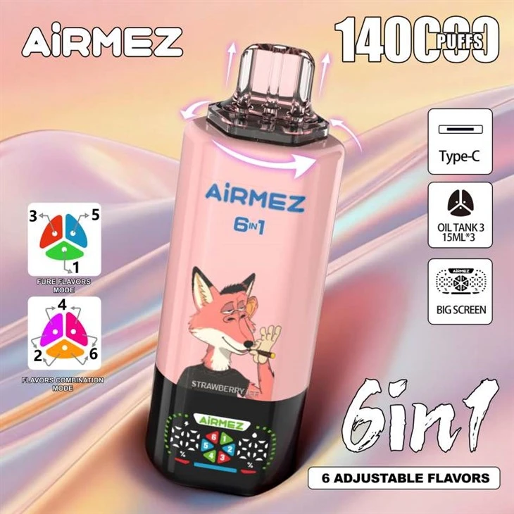 Airmez 6in1 140000 Puffs Vape