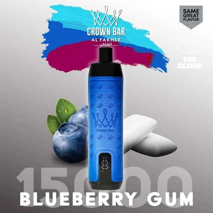 alfakher-crownbar-15000-blueberrygum alfakher-crownbar-15000-blueberrygum