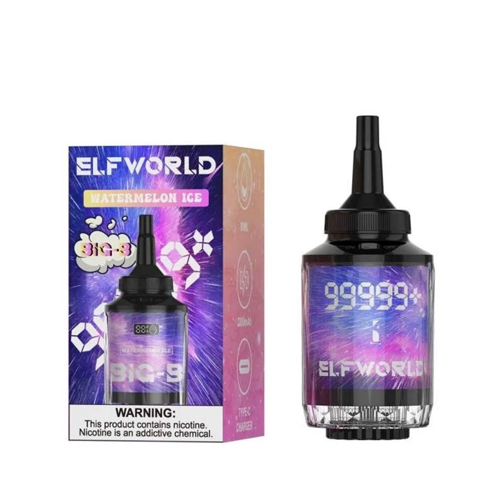 ELFWORLD DOUBLE MOUTHED GIANT HOOKAH 99999+ Puff 1