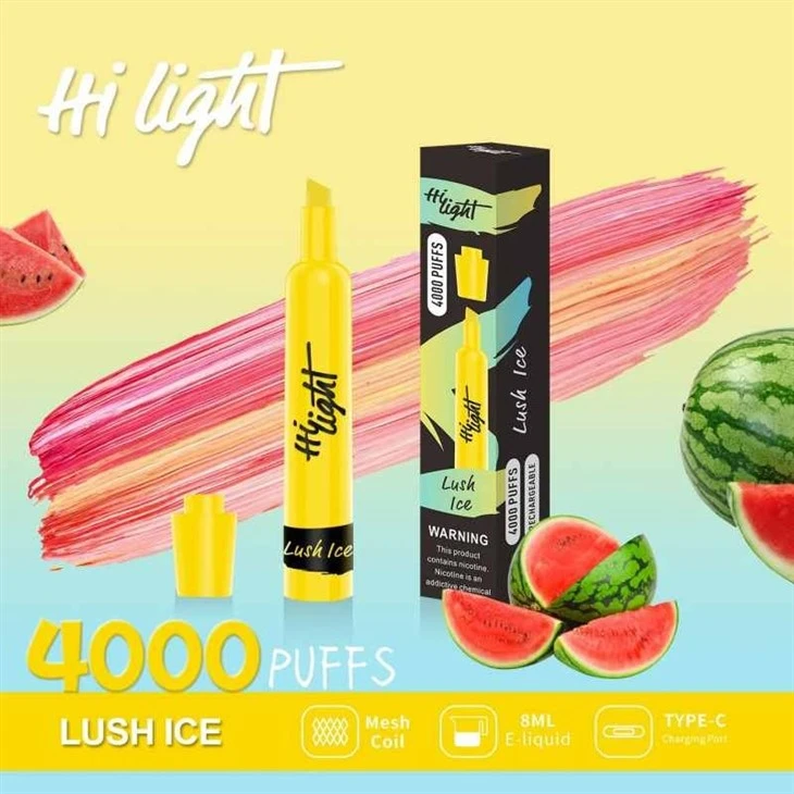 Shisha-Hookah-Disposable-Vaporizer-Highlight-Office-4-Factory-Wholesale-I-Vape-Hilight-4000-Puffs