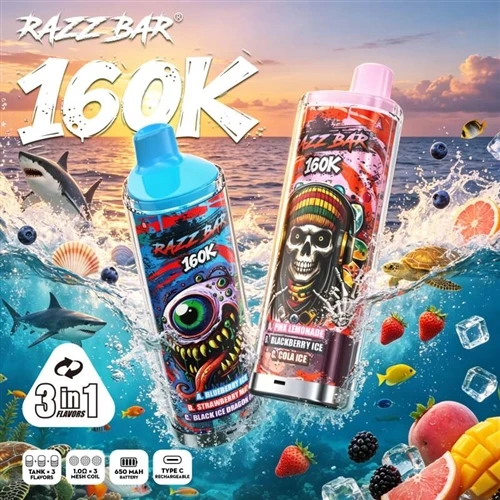 Razz Bar 160K: بینش در مورد ارتقاء صنعت سیگار الکترونیکی- - تغییرات در ظرفیت،...