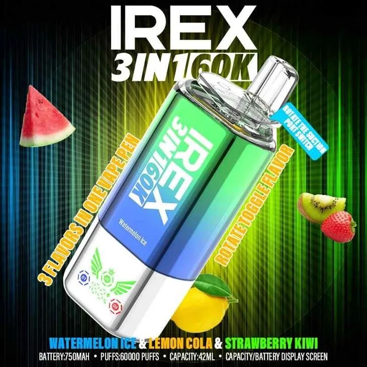 Watermelon ice & LEMON COLA & Strawberry kiwi_IREX 3in1 60000