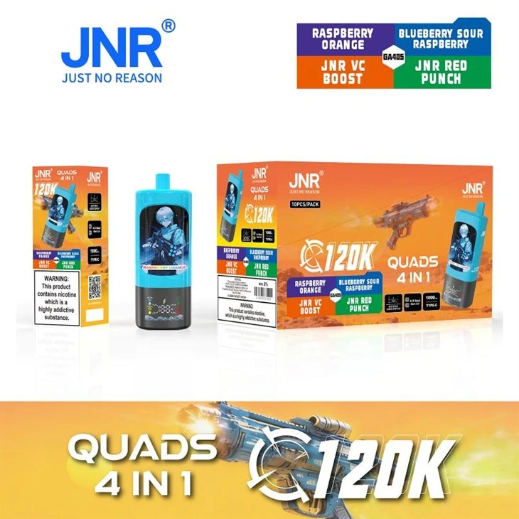 JNR QUADS 4IN1 120000 Puffs JNR QUADS 4IN1 120000 Puffs