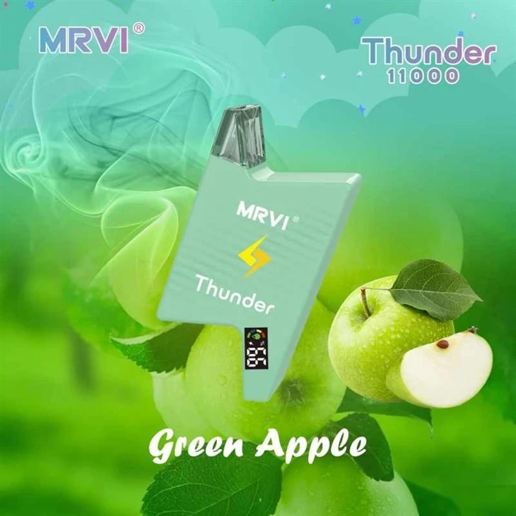 Hot-Selling-Disposable-Vape-Pen-Mrvi-Thunder-11000-Puffs-19ml-Prefilled-Pod-Kit-Vape-with-Screen-Display-Wholesale-I-Vape