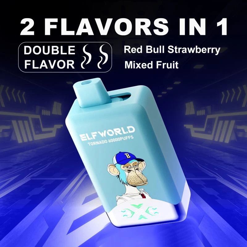 E40 Red Bull StrawberryMixed FruitELFWORLD TORNADO 60000