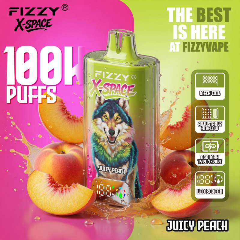 4 Juicy PeachFizzy 100K X-Space 4 Juicy PeachFizzy 100K X-Space