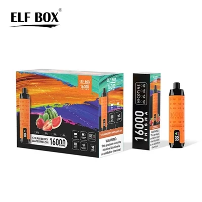محصول جدید: سیگار الکترونیکی یکبار مصرف ELF BOX SHISHA 16000