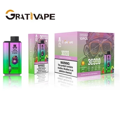 در مورد Grativape Bang Kingdoms Rex King 30000 جفت از طعم های Vape؟