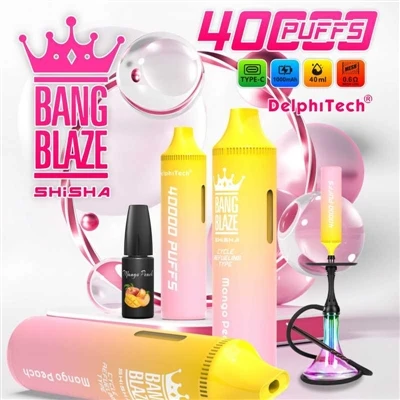 چه نوع سیگار الکترونیکی Bang Blaze Shishia 40000 است؟
