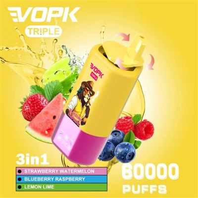 VOPK Triple 60000 PUFFS بهترین سه تجربه vape طعم