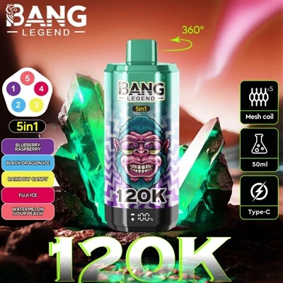BANG LEGEND 120K، به شما اجازه می دهد بزرگترین لذت را تجربه کنید
