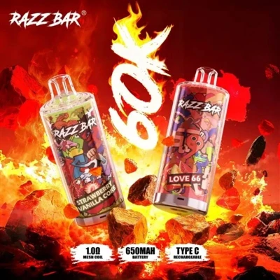 Razz Bar 60000 یکبار مصرف E-سیگار|60000 پاف، بهترین انتخاب برای-نسل جدید-ویپ ...