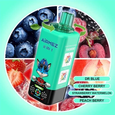 Airmez 8IN1 160K: انتخابی عملی برای سیگارهای الکترونیکی یکبار مصرف با حجم بال...