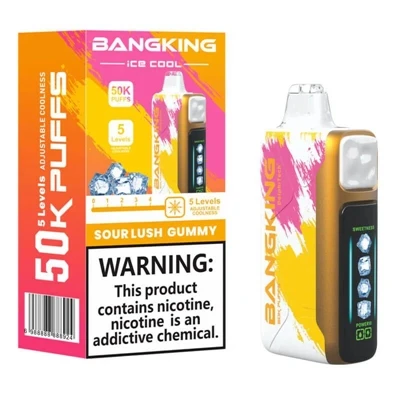 BANGKING ICE COOL 60K بالا-بخارساز الکترونیکی یخ قابل تنظیم قابل شارژ یکبار م...
