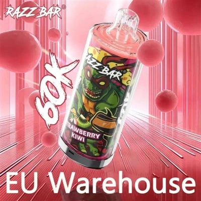 Razz Bar 60000: یک گزینه جدید برای سیگارهای-یکبار مصرف E- با ظرفیت بالا.