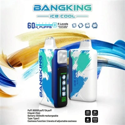 BANGKING ICE King COOL 60K: کاوش در یک تجربه کاملاً جدید در سیگارهای E- یکبار...