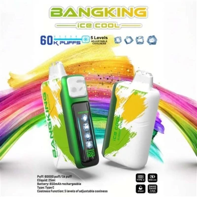 BANGKING ICE King COOL 60K: معیاری جدید برای سیگارهای الکترونیکی{1} یکبار مصرف.