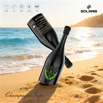SOLARIS Champagne 30000 Puffs 30K E{2}}سیگار: هنگامی که تعداد پف زیاد با زیبا...