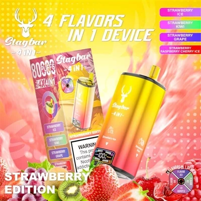 توصیه کانال عمده فروشی Hotsellvape: Stag Bar 4in1 80000 Puffs - تجزیه و تحلیل...