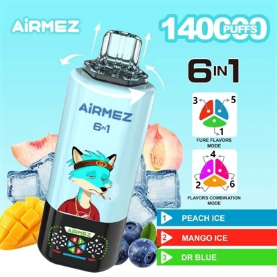 Airmez Fox 140K: یک خلاقیت خلاقانه که تجربه سیگار الکترونیکی یکبار مصرف را تغ...