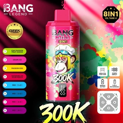 Bang Legend 300000: باز کردن یک تجربه جدید E-سیگار، لذت بردن از 300000 Puffs ...