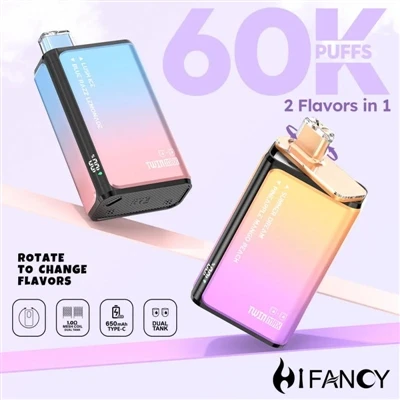 HIFANCY TWINS MAX 60K - یک انفجار طعم دوگانه، ماجراجویی طعم شما از اینجا شروع...
