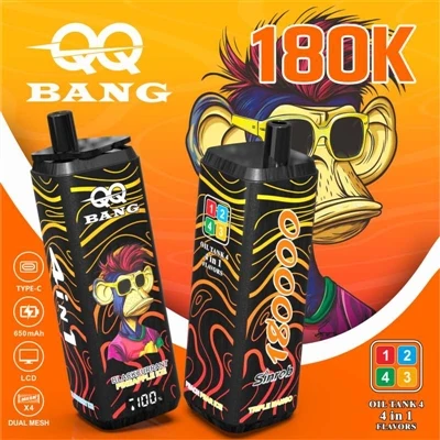 QQ BANG 180K 4in1: یک سیگار، چهار طعم - مهمانی قابل حمل برای جوانان