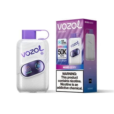 VOZOL STAR CLICK 50000: معیاری جدید برای سیگارهای الکترونیکی{1} یکبار مصرف
