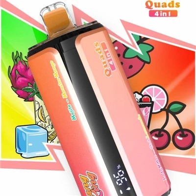BANG KING Quads 4IN1 250K: انقلاب چهار محفظه ای در سیگارهای الکترونیکی یکبار ...