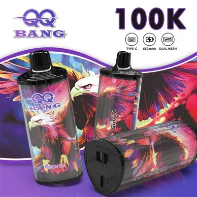 QQ BANG 100K Puffs: وقتی سیگارهای E-به جای نشان دادن مشخصات خود شروع به 