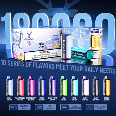Stag Bar 6in1 180K Puffs: دستگاهی که دوست ندارد با آن دستکاری شود، اما در 