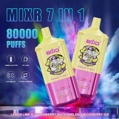 BOOD MIXR 7-در-1 80K: یک دستگاه، هفت ریتم—راه حل «دوام + تنوع» برای ویپ های ی...