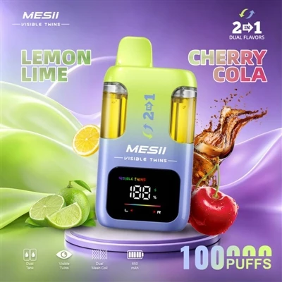 MESII VISIBLE TWINS 100 هزار پک: وقتی سیگارهای{1} E شروع به «کمی بیشتر با شما...