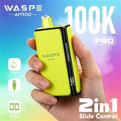 Waspe Double Flavor 100K Pro: هنگامی که ویپینگ شروع به نه گفتن به 