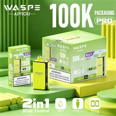 Waspe Double Flavor 100K Pro: هنگامی که ویپ های یکبار مصرف شروع به نه گفتن به...