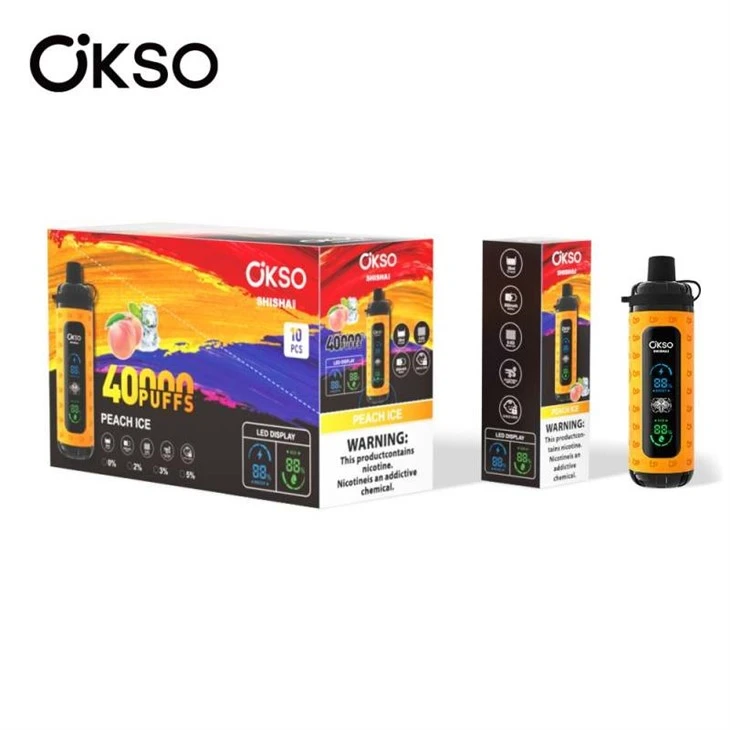00peach ice OKSO Shisha Max 40000