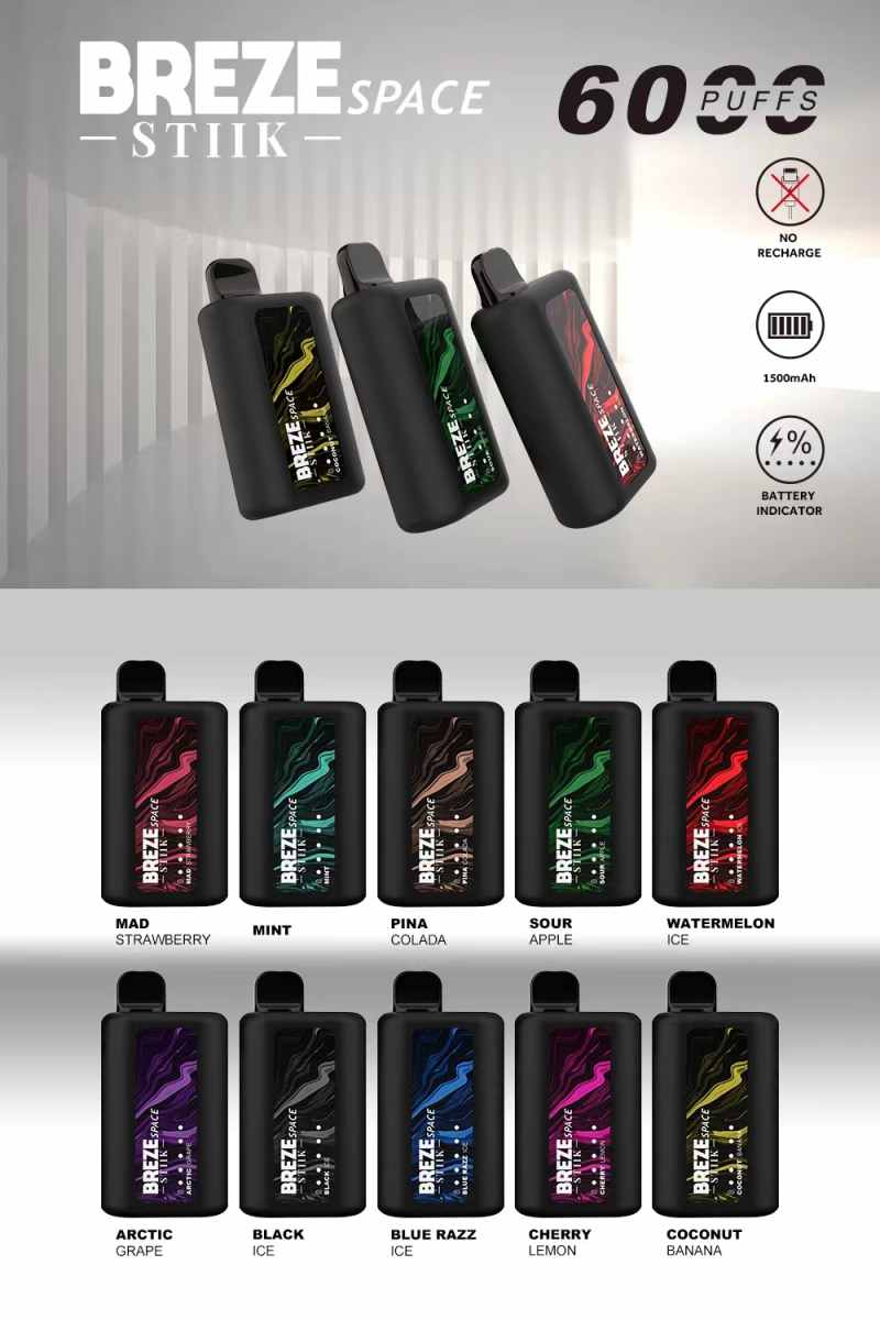 BREZE STIIK SPACE 6000 TASTE BREZE STIIK SPACE 6000 TASTE