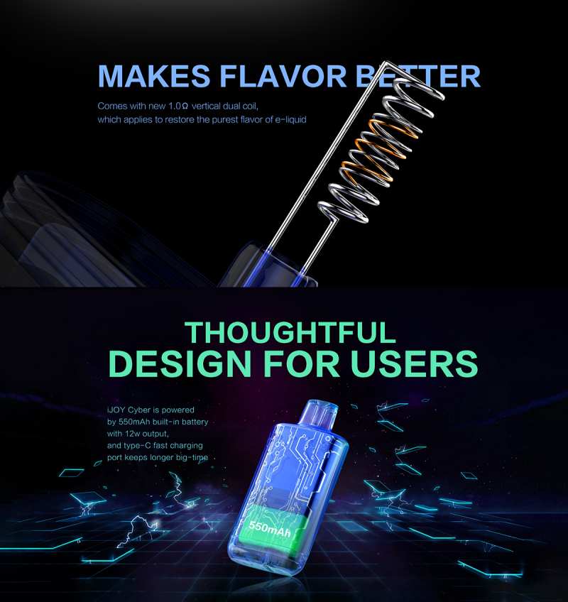 iJoy Cyber 5000 puff vape