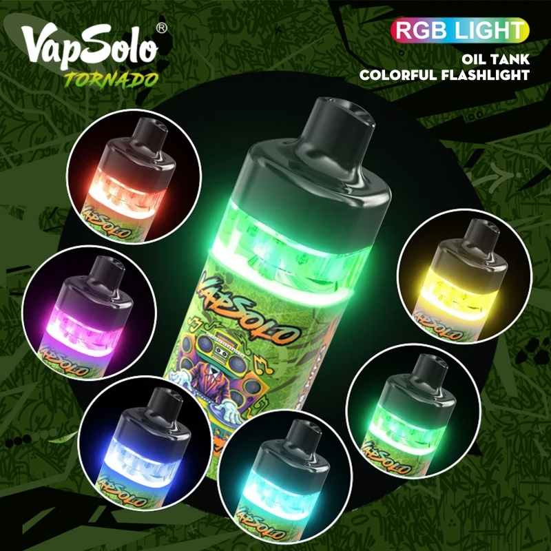 Vapsolo-Tornado-10000-Puffs-RGB-Light-Disposable-Vape-Refillable-Pod-Vape-Puff-Bar-Disposable-Vape-Randm-E-CigaretteVapSolo TORNADO 10000