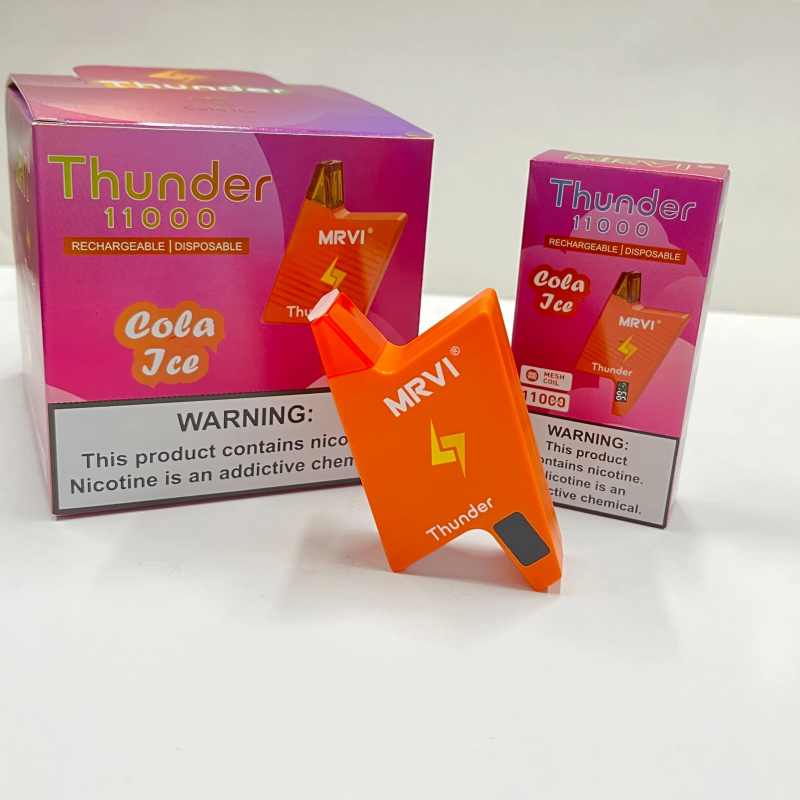 2024-Private-Mold-Mrvi-Thunder-11000-Puff-Wholesale-Cheap-600mAh-Rechargeable-Battery-Display-Empty-Price-E-Bar-Shisha-Hookah-Disposable-Vape-Lightning-Vapes