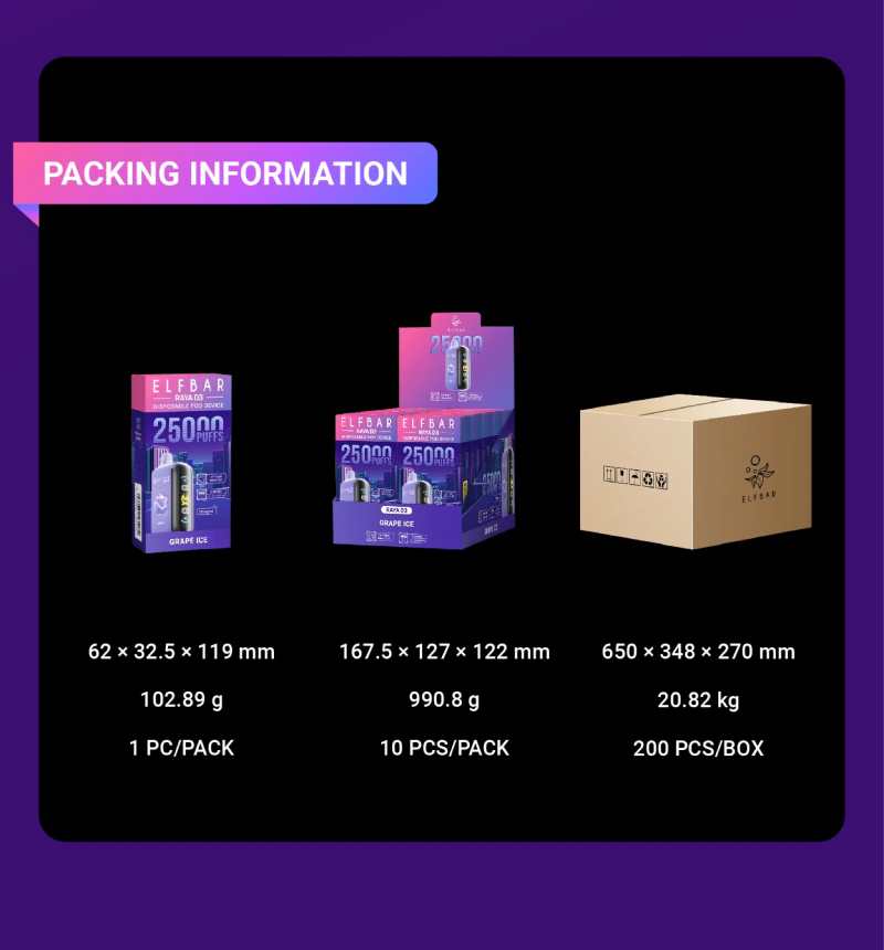 ELFBAR RAYA D3 25000 19 ELFBAR RAYA D3 25000 19