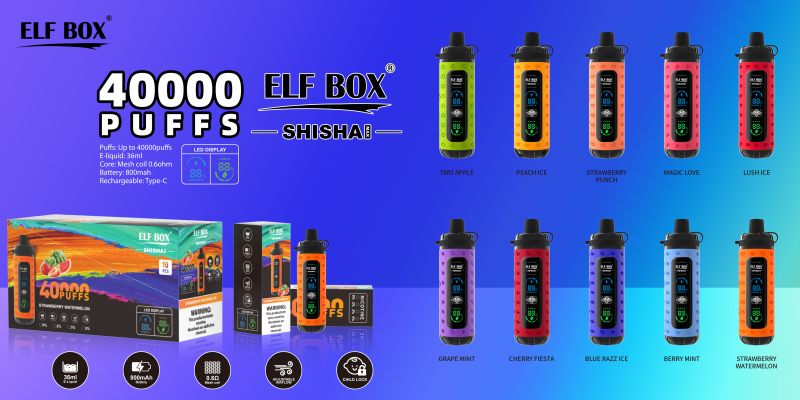 ELF BOX SHISHA MAX 40000 11 ELF BOX SHISHA MAX 40000 11