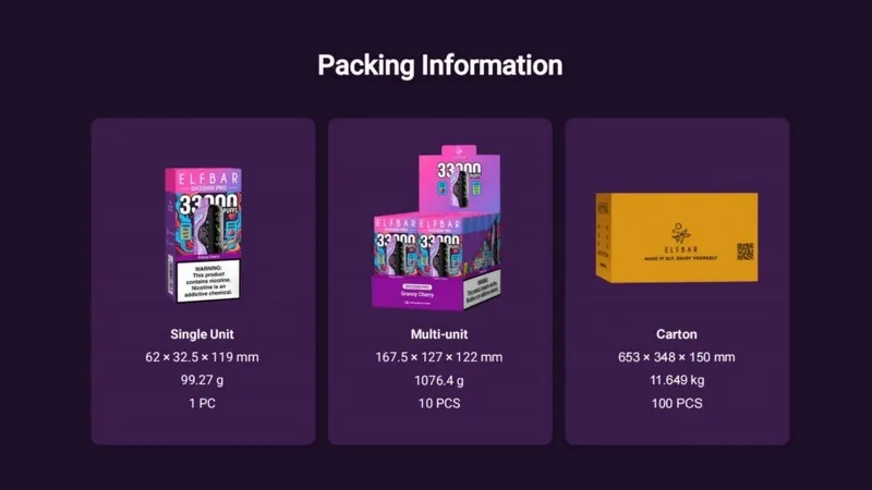 ELFBAR GH33000 PRO 11 ELFBAR GH33000 PRO 11