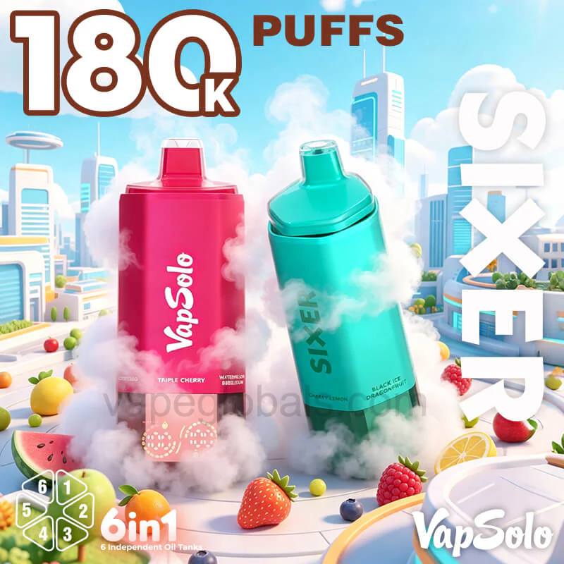 Vapsolo180KVapsolo Sixer 180000 Vapsolo180KVapsolo Sixer 180000