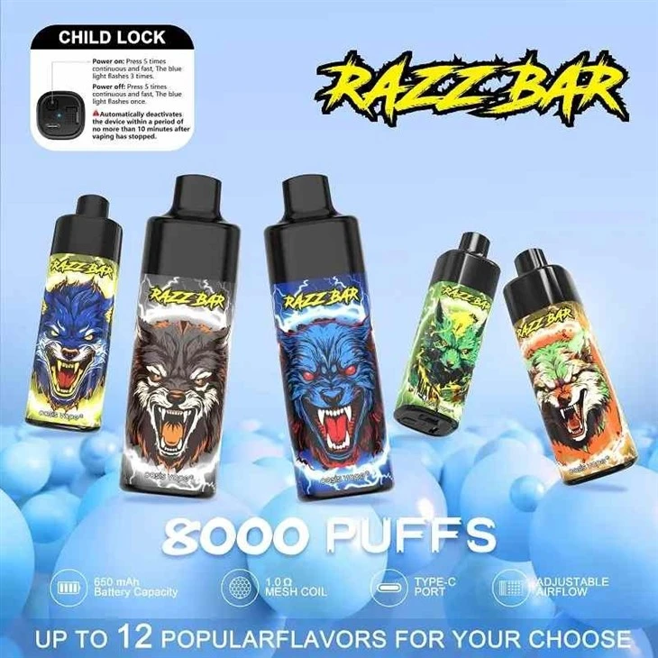 razz bar 8000 puffs vapes