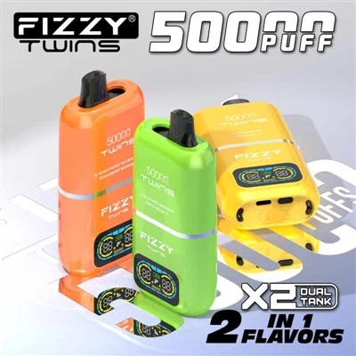 Twins Fizzy 50000 طعم دوگانه