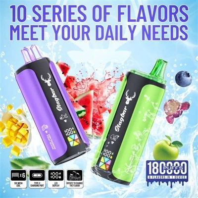 استگ بار 6 اینچی1 180K Puffs Vape