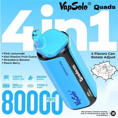 Vapsolo Quads 80000 پاف