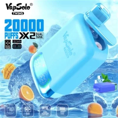 Vapsolo Twins 20000 Puffs Dual Tragors