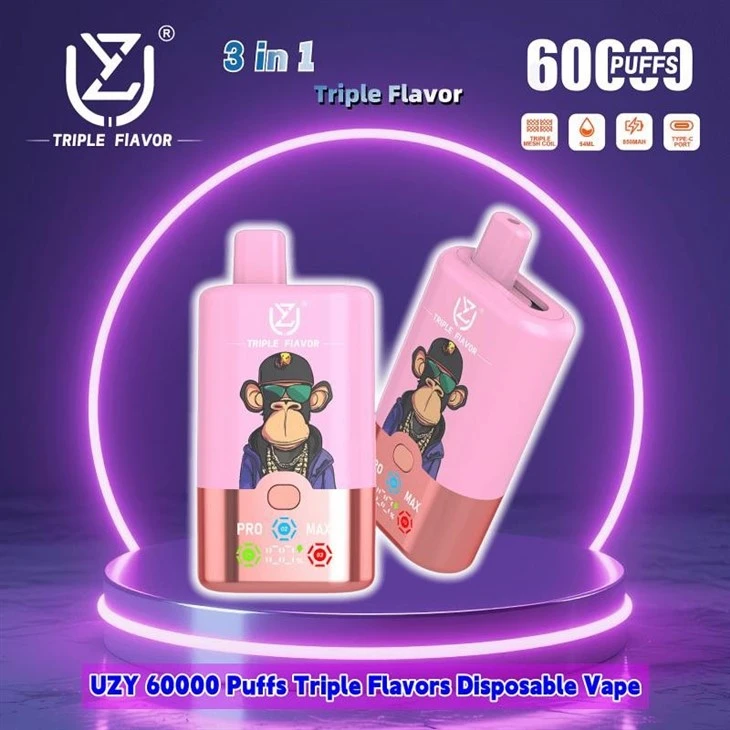 FD-Vape-UZY-60000-60K-Puffs-Disposable-Vape-pen-3-in-1-Triple-Flavors-0-2-3-5-Nicotine-10Tastes-Smart-LED-Display-Factory-Direct-Strawberry-Watermelon-Cola-Ice-Cherry-Cola_UZY TRIPLE FLAVOR 60000